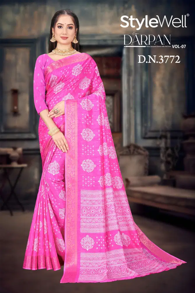 Darpan Vol 7 By Stylewell Designer Wholesale Sarees Suppliers In Mumbai